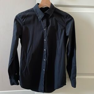 Babaton black button up blouse
